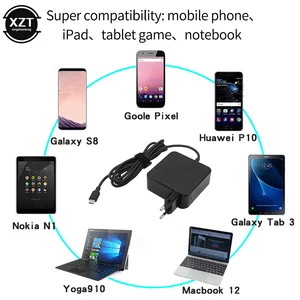 USB -Typ -C -Ladegerät für Laptop, 65W Max 60W 45W, Stromadapter für MacBook, Asus, Zenbook, Lenovo, Dell, Xiaomi Air, HP, Sony 10 Hauptverkaufsladegerät 65W von ROG - №8