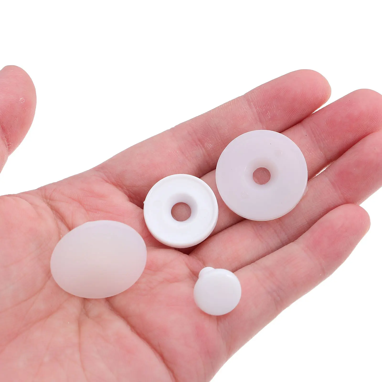 

45Pcs Plastic Flexible Animal Joints Assorted Sizes Bear Making Accessories DIY Movable Parts for Crafting Assembly