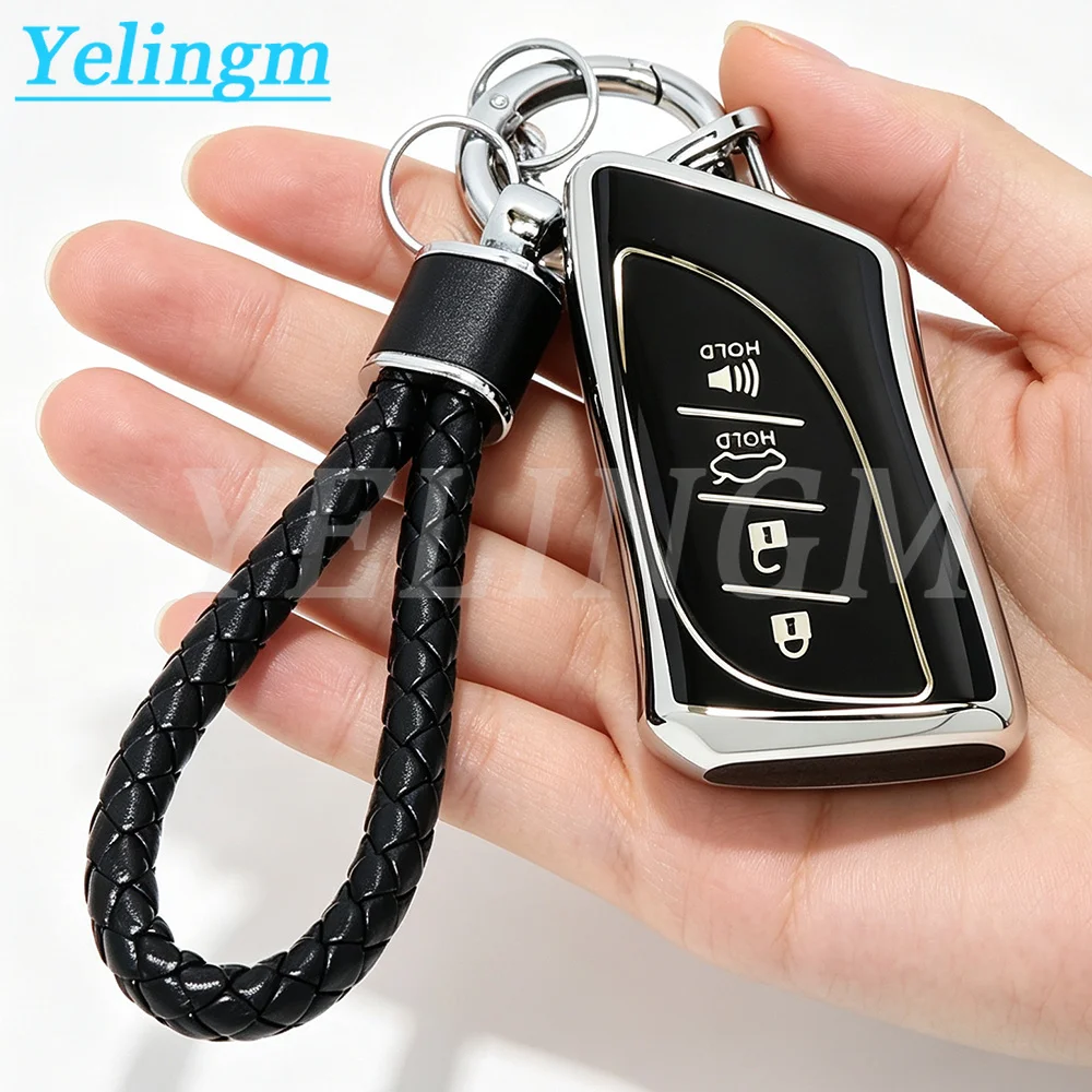 Car Key Case Cover Shell Holder Keychain for Lexus UX250 UX260 Es Es350 UX200 UX250h ES200 ES300h ES350 US200 US260h 2018 - 2020