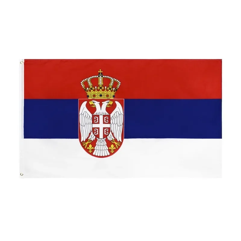 90x150cm Serbia Flag 3x5fts High Quality Polyester Hanging and Flying SRB RS Republika Srbija Serbia flags