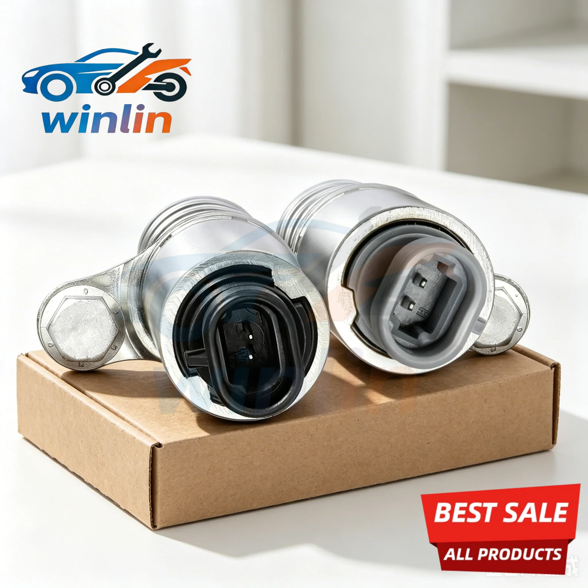 12655420 12655421 1SET Intake Exhaust VVT Oil Control Timing Solenoid Valve for Chevrolet Captiva 2.4 Equinox for GMC for Opel