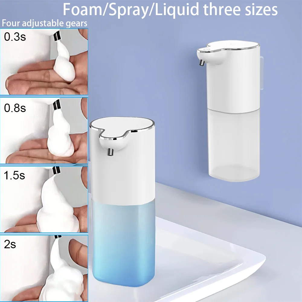 

Automatic Soap Dispenser Touchless Sensor Foam/Spray/Gel High Capacity Smart Liquid Dispenser with 4 Adjustable Gears Kitchen