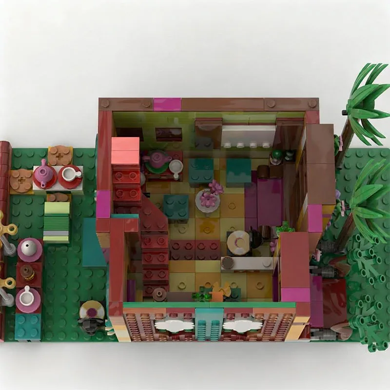 1005 Elementów Konstrukcyjnych Zaczarowany Dom MOC Personalizowany Modularny Model Budynku z Klocków Edukacyjna Zabawka dla Dzieci DIY Zestaw do Składania Prezent