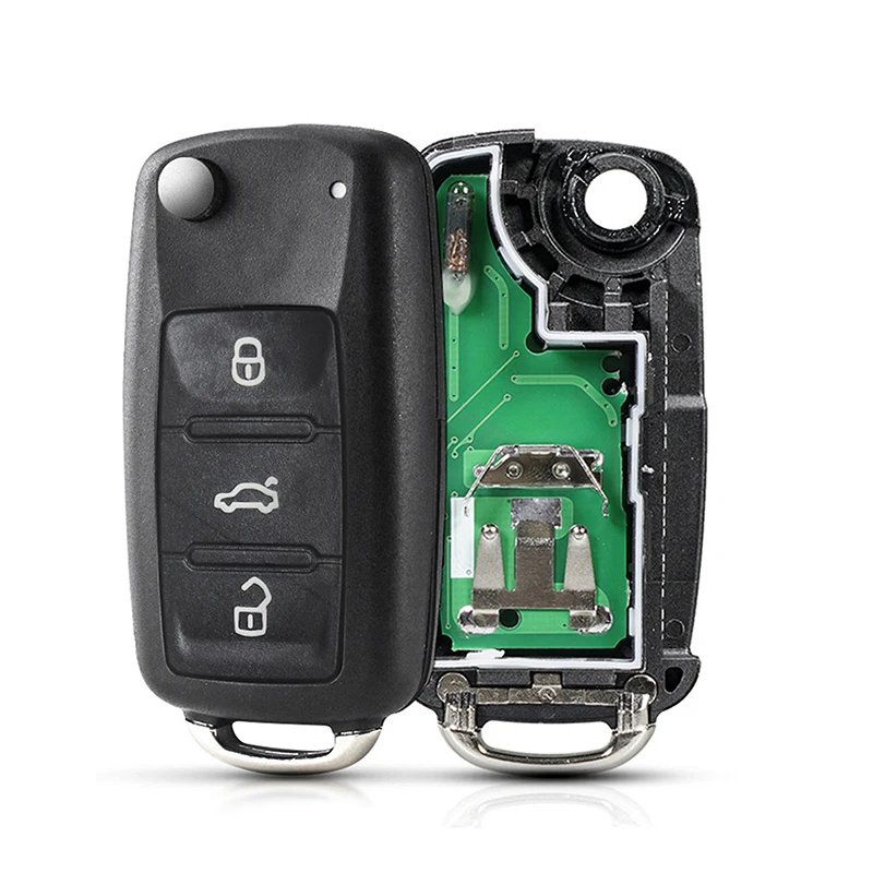 

Замена брелока дистанционного управления для G0lf MK6 Eos Caddy Beetle Jetta Polo Sharan, 3 кнопки с чипом ID48 433 МГц