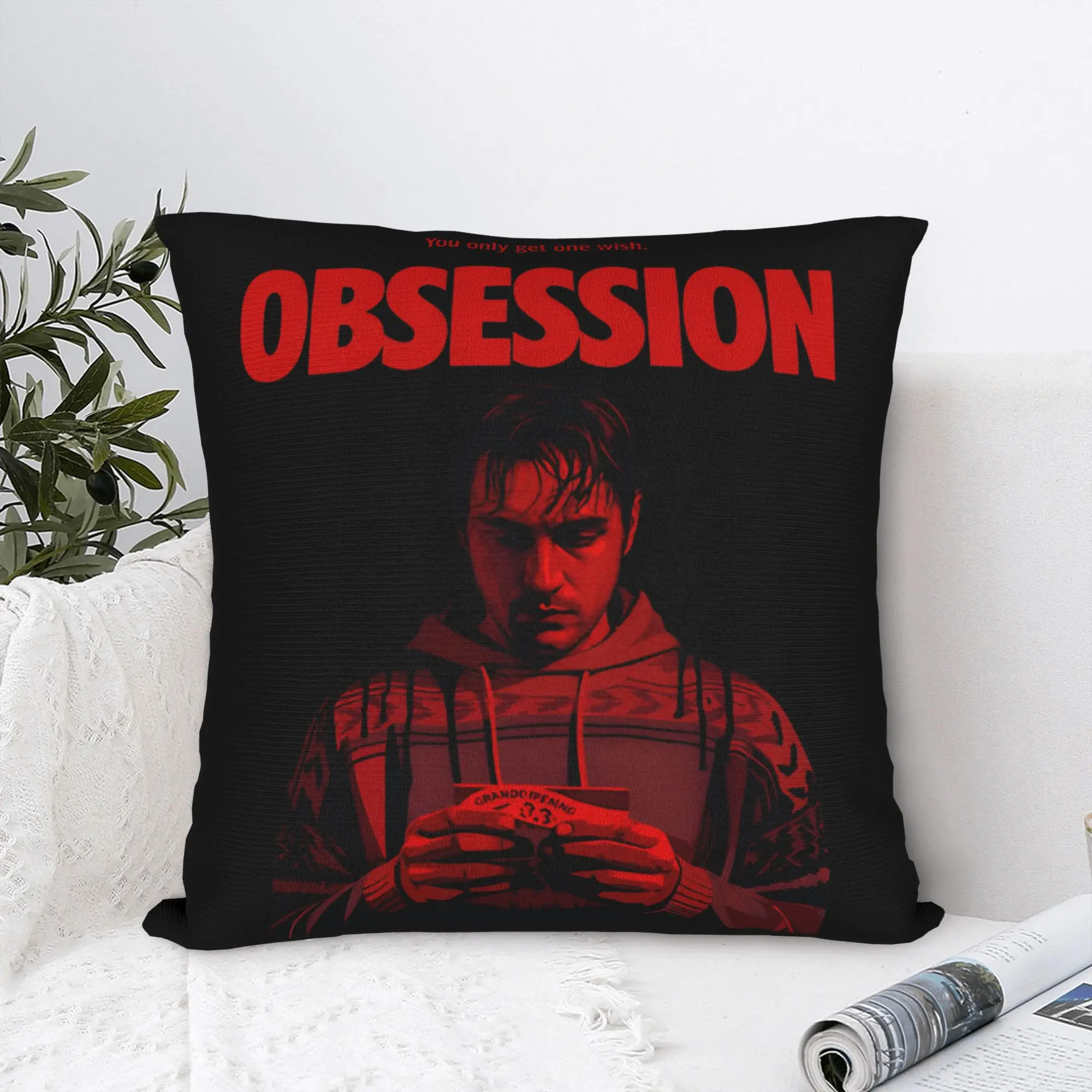Obsession Movie 2026 - Obsession Throw Pillow Cover Polyester Cushions for Sofa Casual Cushion Covers
