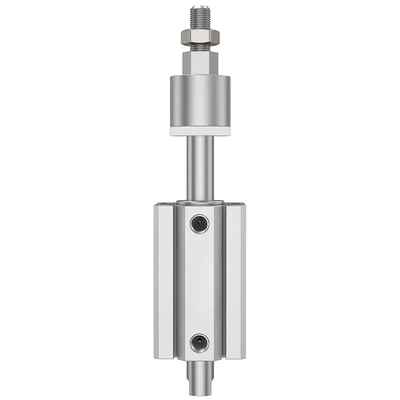 Pneumatic adjustable stroke large thrust thin small cylinder