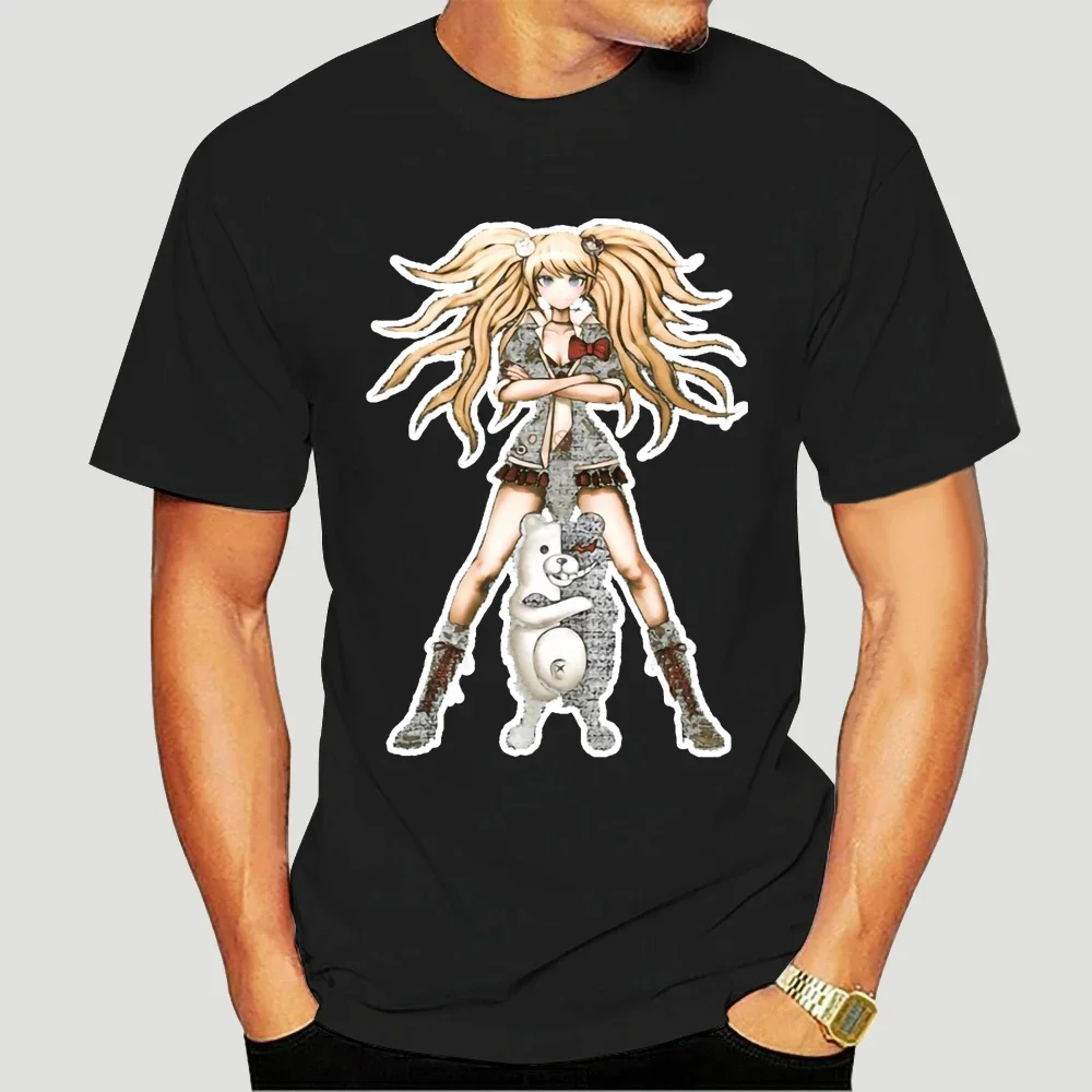 Enoshima Junko Danganronpa PSP Game T Shirt Sexy Model Japanese Anime Funny Print Boy New Cotton Tshirt Men Harajuku 5778X