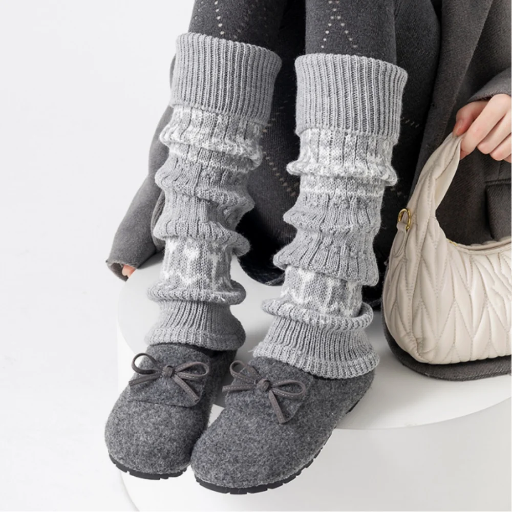 Leg Warmer Autumn Knitted Leg Cover Women Leg Warmers Winter For Dress Matching Jk Lolita Women