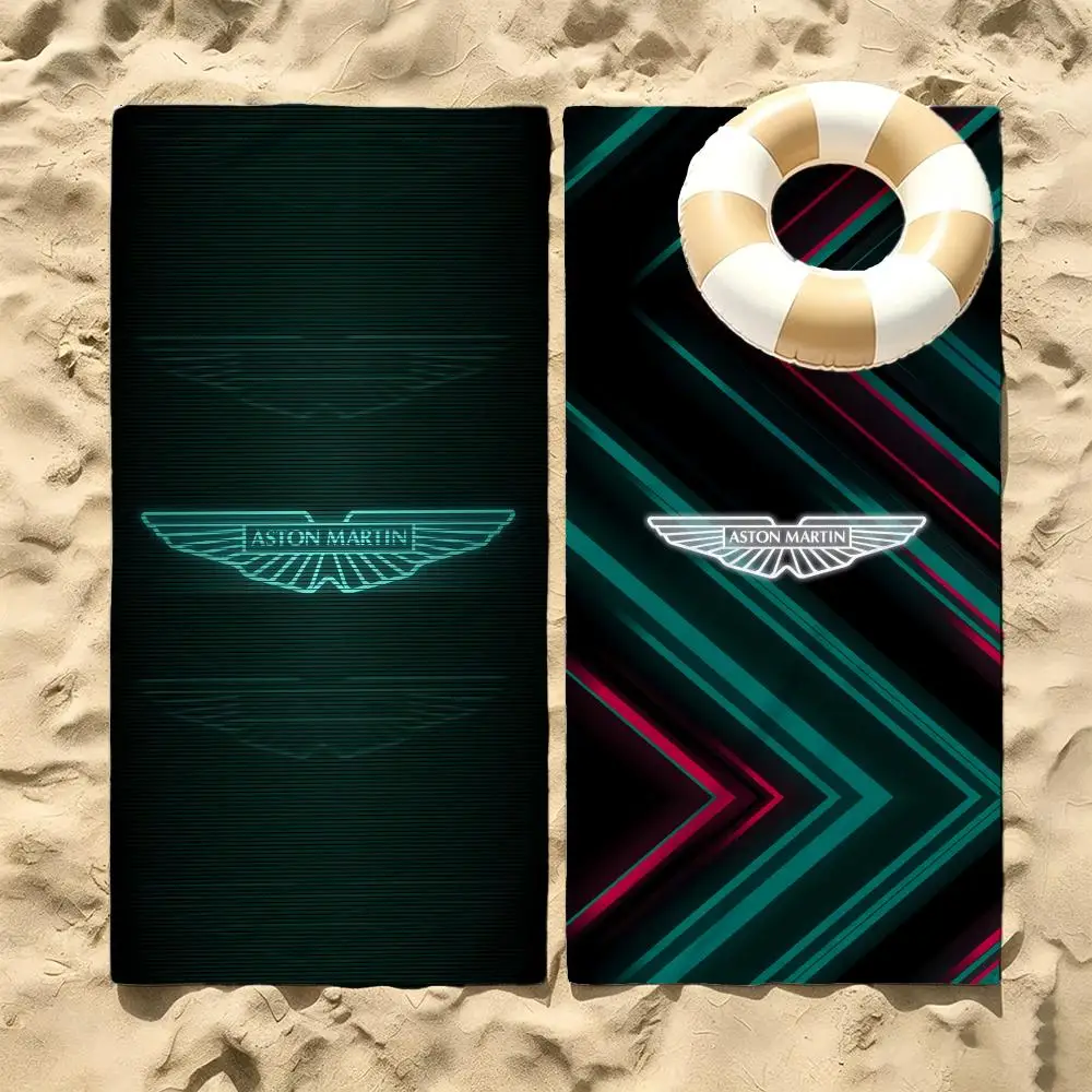 Brand Aston Martin Towel Microfiber Beach Towel Quick Dry Absorbent Soft for Swimming Yoga Resort Travel Camping