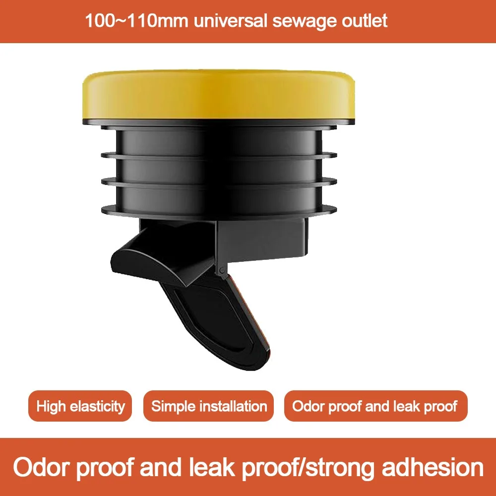 Quick Setups Toilet Flange Leak-Proof Anti-backflow Toilet Bowl Flange Convenient Prevent Backflow Valve Toilet Flange Wax Seal