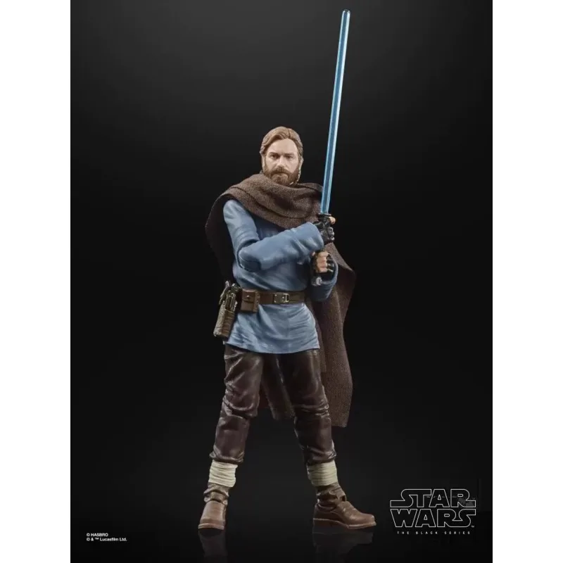 Hasbro-figura de acción de Star Wars, caja negra de dibujos animados, Obi-Wan, hombre de trabajo, Tibiden, modelo de mano, juguetes de regalo de exhibición