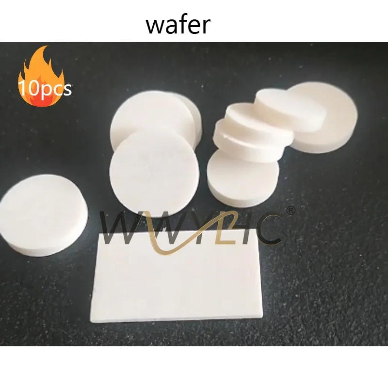 10Pcs Natural Bovine Bone Round Slices, DIY Inlay Engraving Blanks
