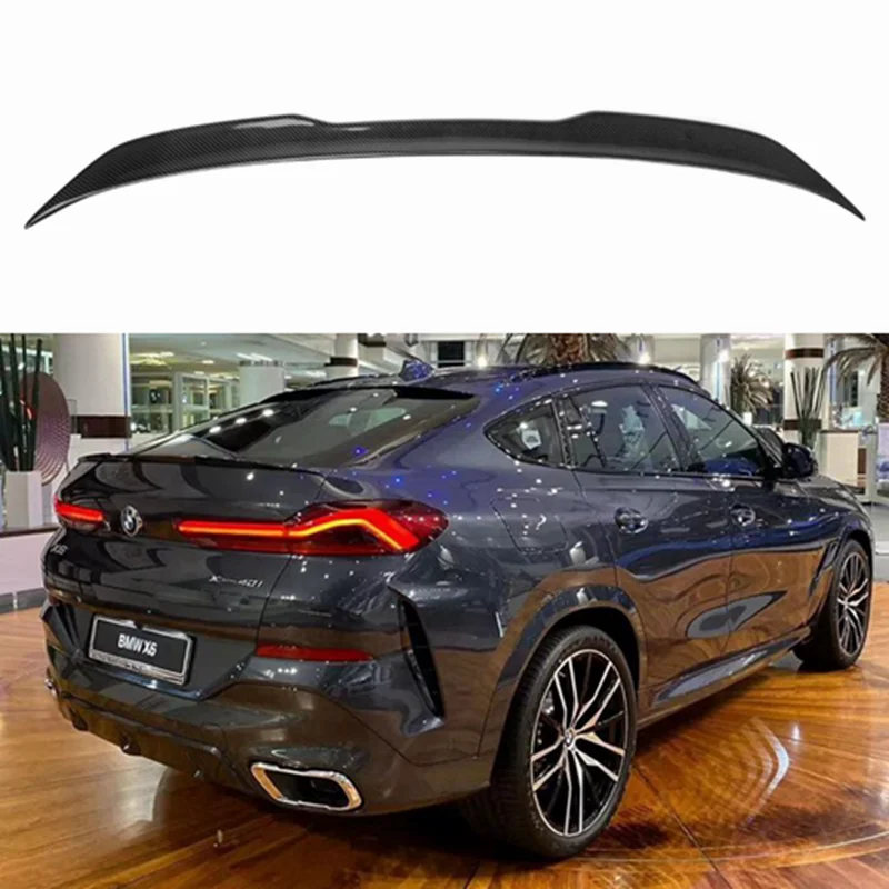 2019 2020 2021 2022 PRO style FOR BMW G06 X6 X6M Real Carbon Fiber Forged carbon Car Rear Wing Trunk Lip Spoilers