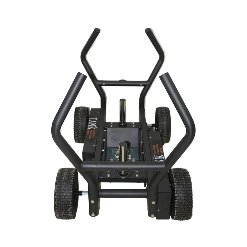 Newest Steel Tank Sled For Indoor Strength Training Multi-Function Free Weight Fitness Equipment With Torque Trainer Wheels