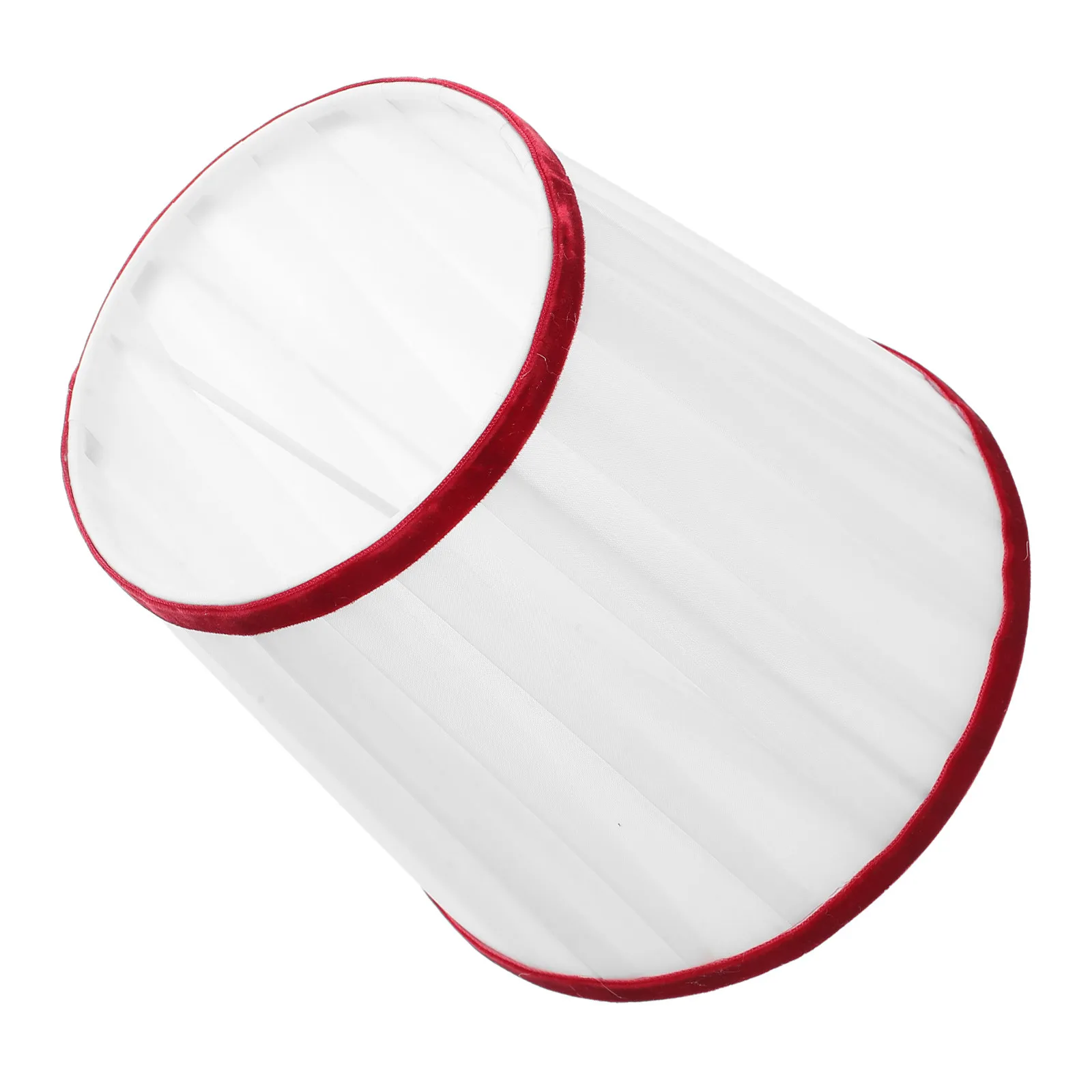 

Rustic Pleated Lampshade Cloth Fabric Light Shade for Bedside Table Lamp Dining Area Decor Soft Light Diffusing 17x16x12cm