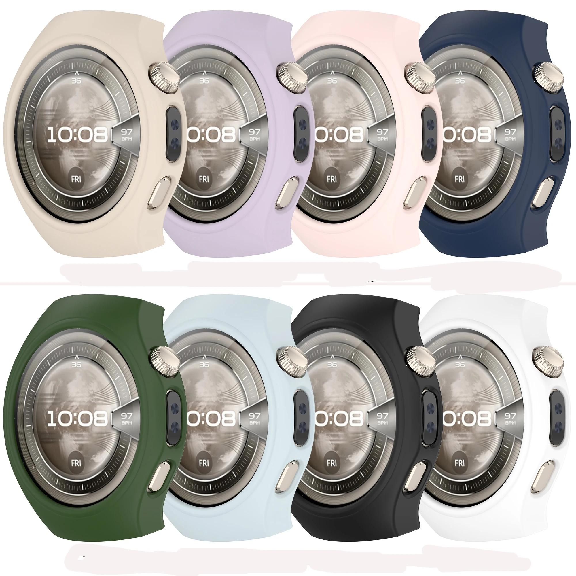 Для Huawei Watch 5 42 мм 46 мм силиконовый защитный чехол из ТПУ с защитой от царапин, бампер для Huawei Watch 5, аксессуары