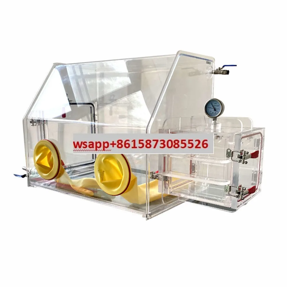 

Acrylic vacuum glove box Customized dust-free laboratory Nitrogen inert gas Anaerobic simple inoculation work box