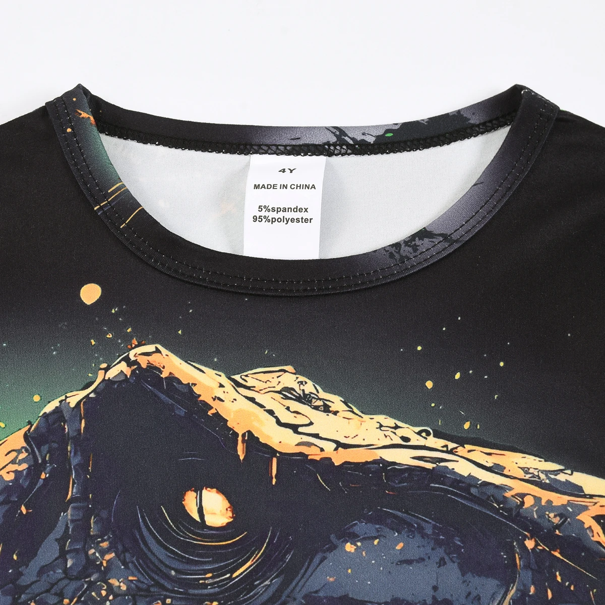 Milchseide Digital Bedruckter Kinder-Pyjama-Set mit Langen Ärmeln und Langen Hosen, Geeignet für Jungen im Alter von 3 bis 8 Jahren – Detail 3