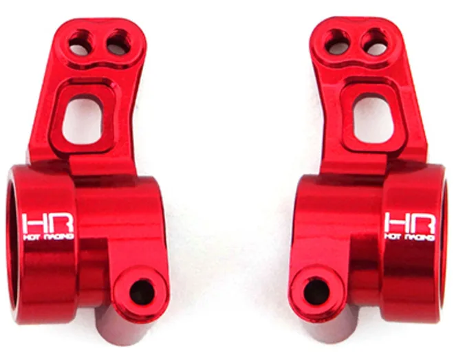 Hot Racing Aluminum Rear Hubs/Knuckles  Red Anodized for 1/10 ARRMA 2WD Raider/ADX-10/Vortex/Granite/Fury/Mojave AR310002