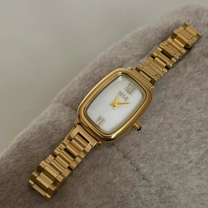 2025 waterproof quartz watch birthday gift light luxury niche classic trend women's watch elegant and simple