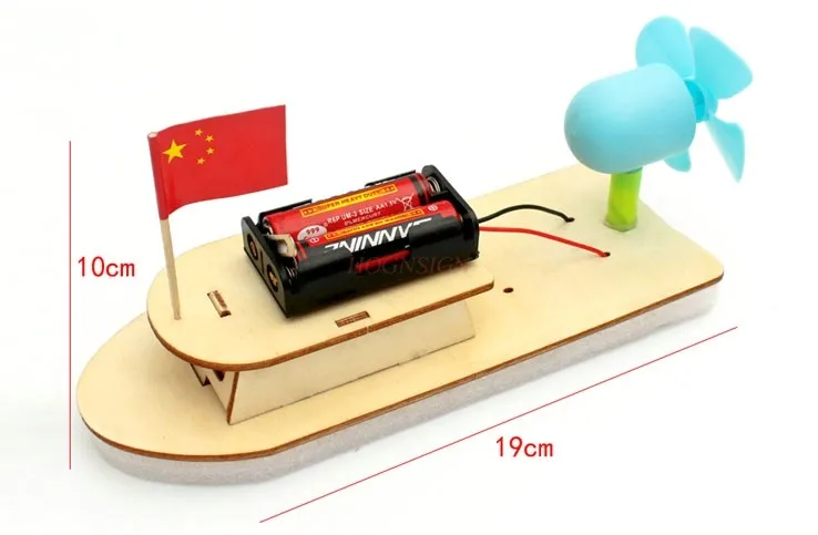 

Student science and technology small production DIY gizmo play teaching aids ship material children's science experiment