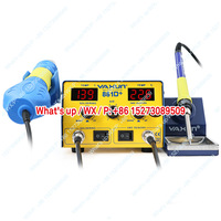 Welding table YAXUN smart screen display 2-in-1 hot air gun electric soldering iron cross-border YX-881