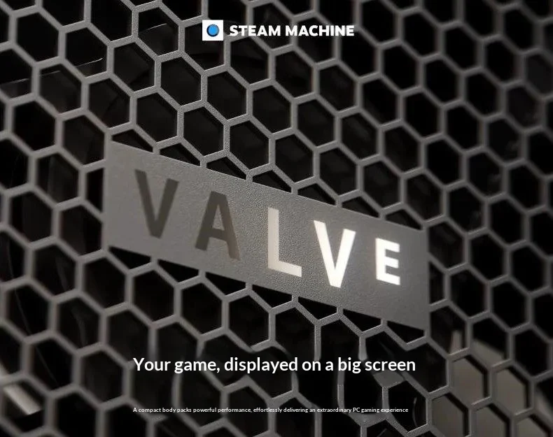 Valve Steam Machine Gaming Mini PC 512GB SSD SteamOS Compact Desktop Game Console for Steam PC Games and Living Room Play