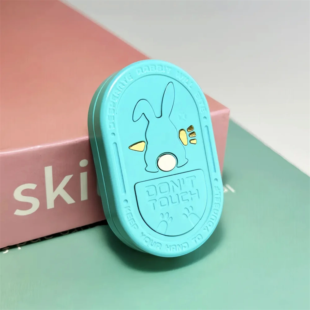 Keramische Chagrijnig Konijn Fidget Slider EDC Fidget Spinner Metalen Anti Stress Speelgoed ADHD Angst Relief Zintuiglijke Focus Fidgeting Speelgoed