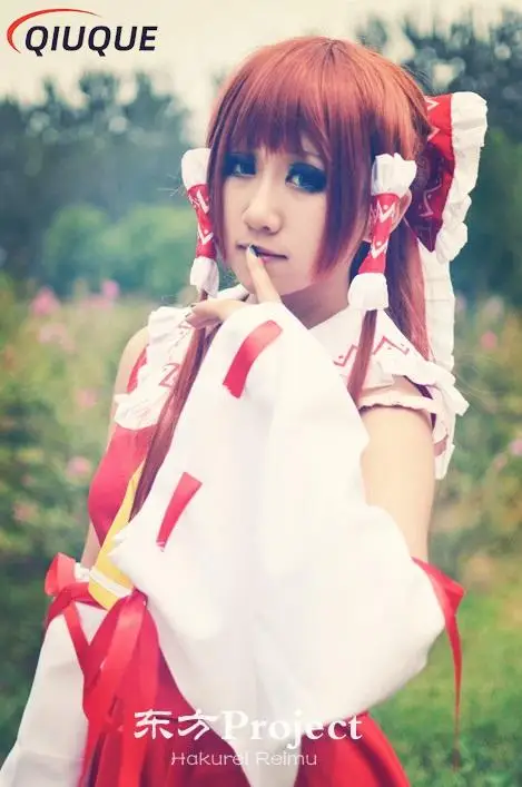 Anime Project Touhou Cosplay Kostuum Hakurei Reimu Mikofuku Vrouwen Uniform Jurk Volledige Set