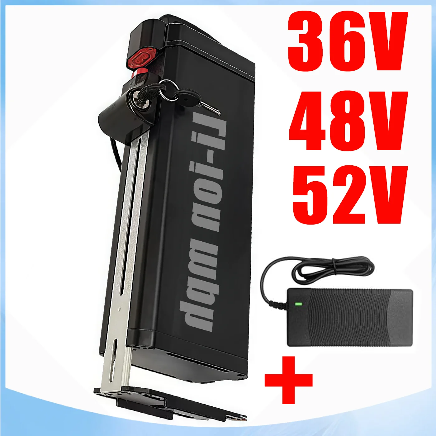

Mainland China 48V 36V 52V New Li-ion Foldable self-propelled low discharge 10.5AH Battery For 350W 450W 500w 750w 1200W Motor