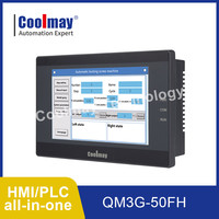 Coolmay 5 inch QM3G series plc hmi integrated Relay Output plc controller automation