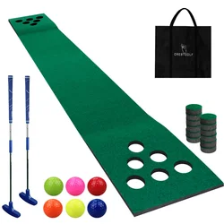 Golf Putting Green Mat Practice Pad Training Carpet Supplies For Golf Game Party