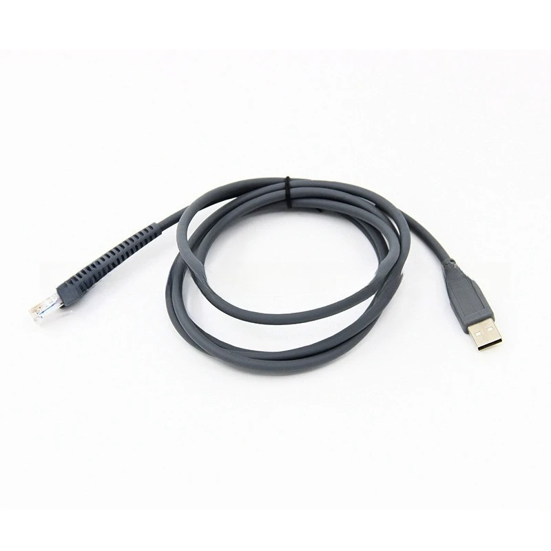 Barcode Scanner Cable DB9 Female To RJ50 10P10C RS232 Serial Cable for POS Barcode Reader