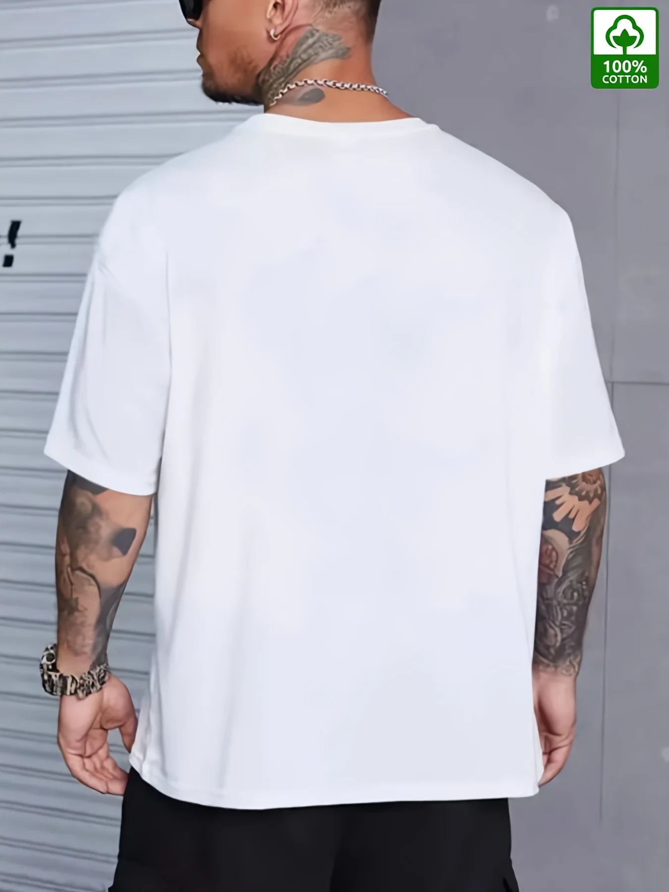 تي شيرت رجالي ذو إصدار محدود من Jose Graphic تي شيرت كلاسيكي مع تصميم Bold Jose Text Star قميص أبيض بياقة دائرية