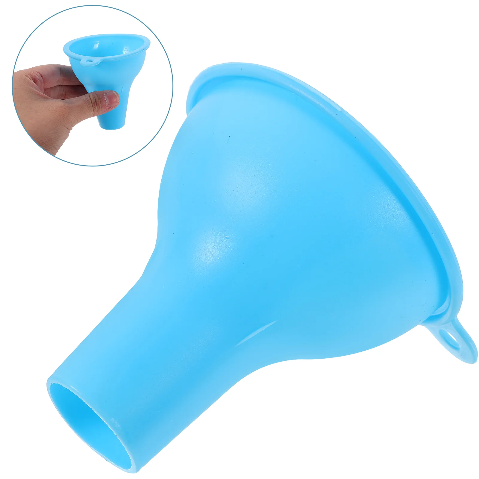 Funil de alimentos para animais de estimação, funis pequenos de silicone, transferência de líquidos, acessórios