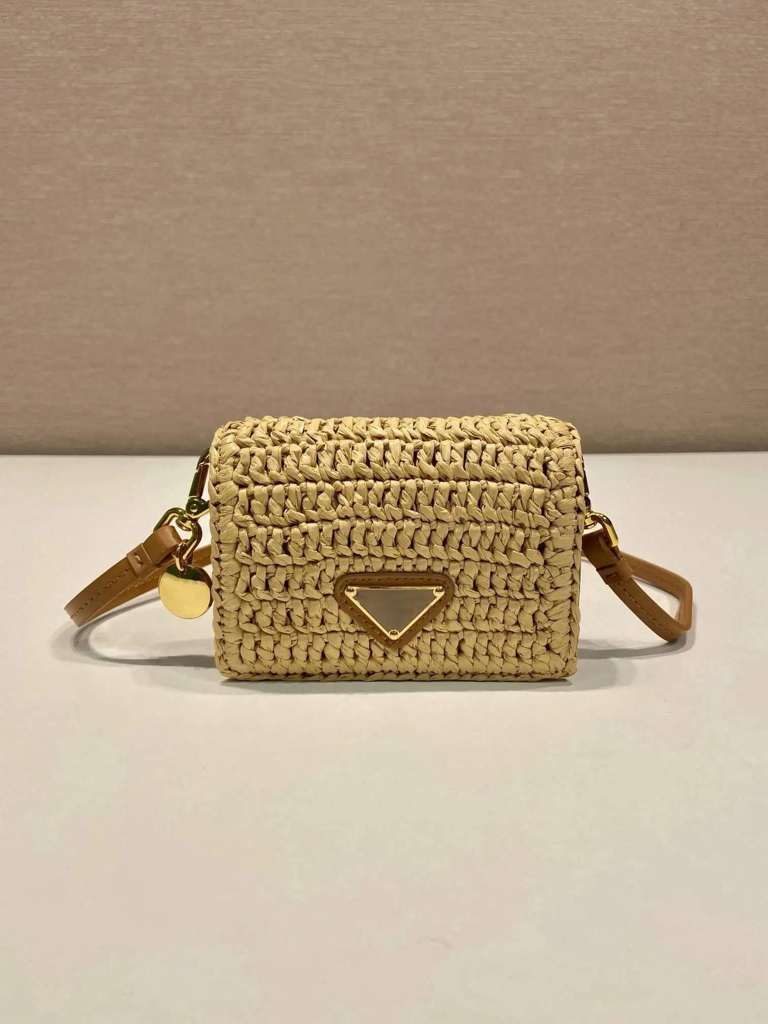 

Weaving small bag 2024 mini new pure handmade weaving and top layer cowhide composition single shoulder crossbody bag