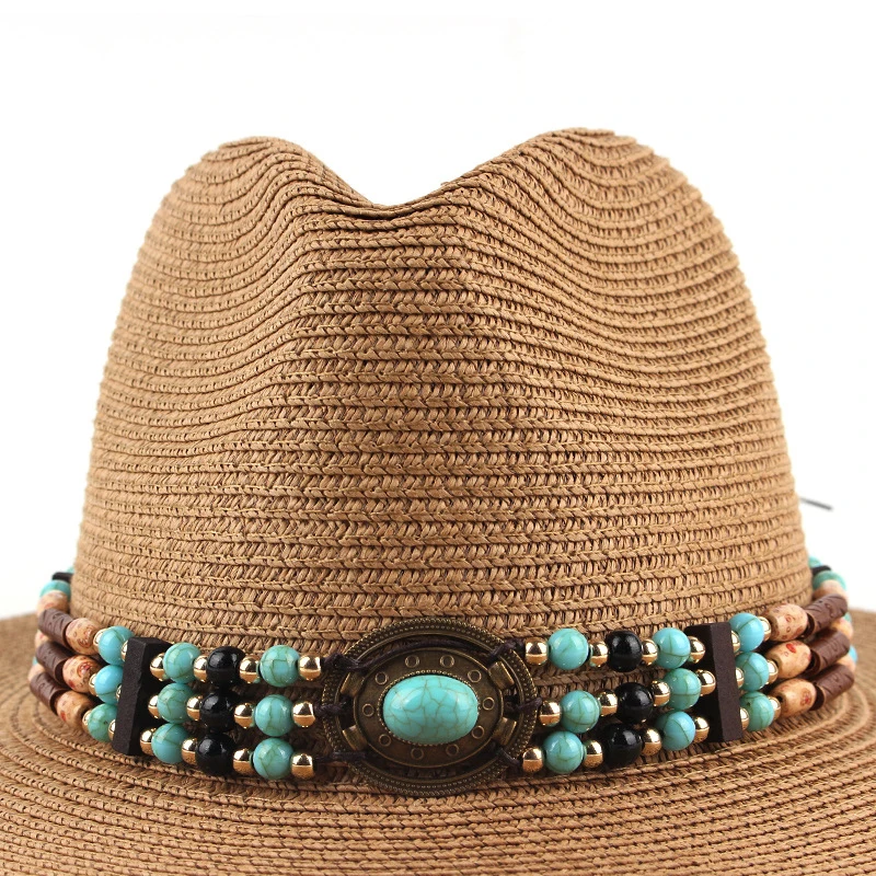 Vintage Ethnic Cowboy Hat Bands Panama Hat Belts for Women Men Adjustable Classic Handmade Rope Braid Belts Hats Decor Accessory