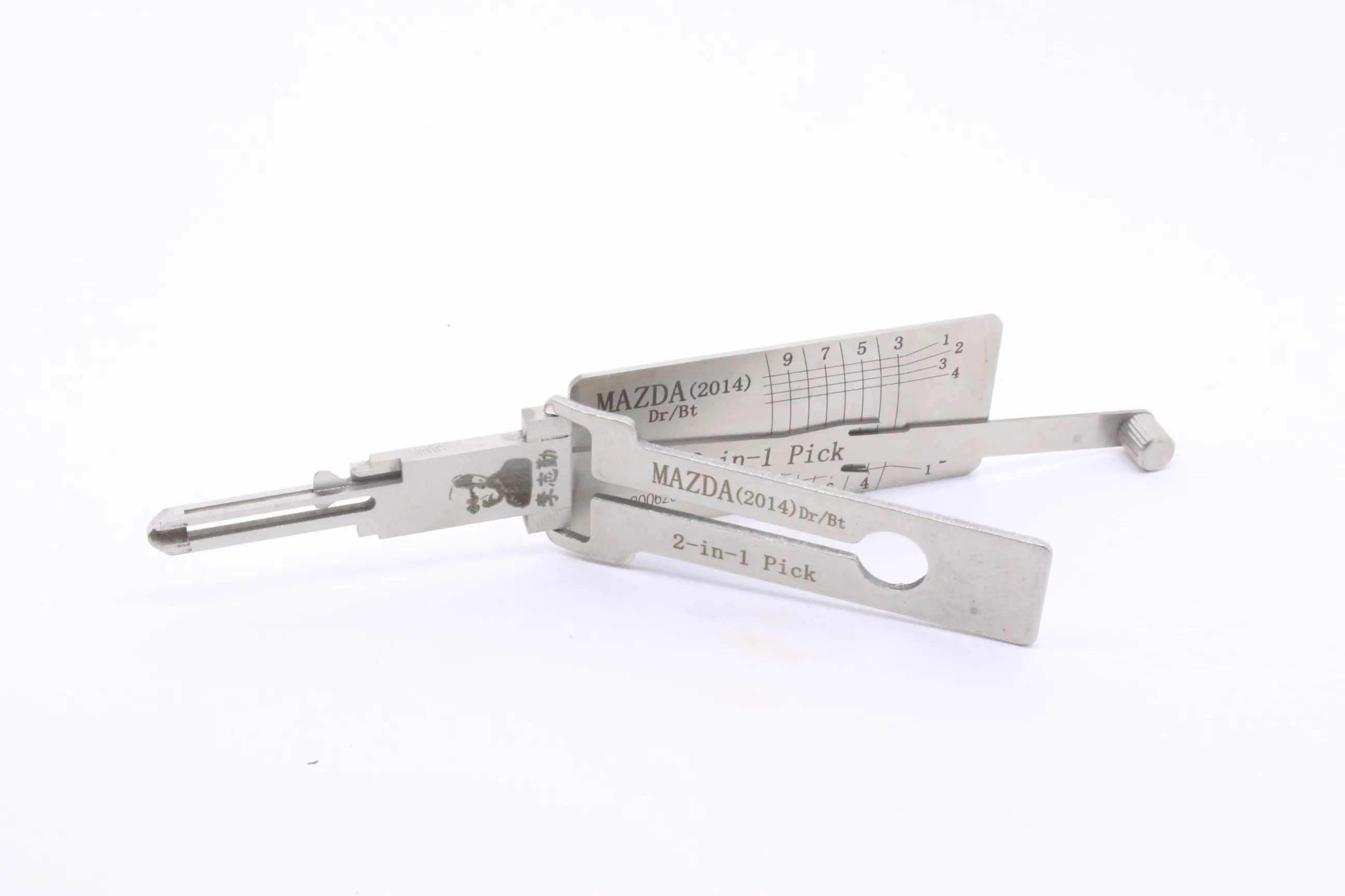 Original Guaranteed Lishi 2 in 1 CY24 DWO4R MAZDA2014 NSN14R HON70 HON58R ISU5 DAT12R Stainless Car Door Opening Lockpick Tool