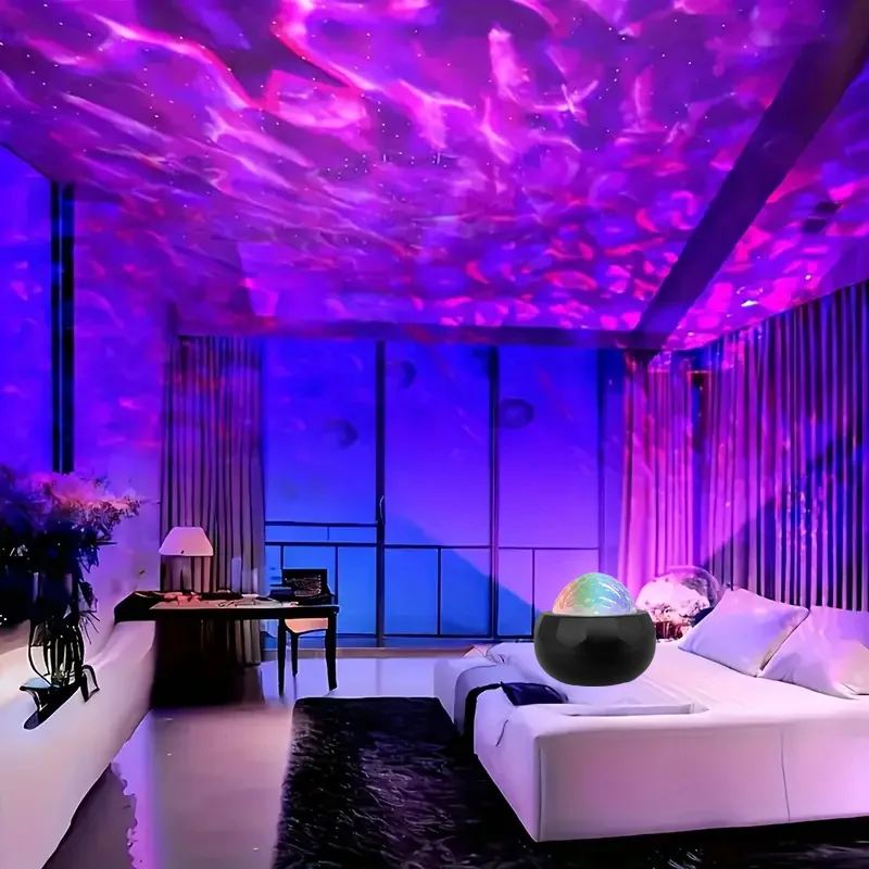 Aurora Mood Light Galaxy Projector Space Night Light with Northern Lights Effect Light for Bedroom PlayroomGame Room Parties