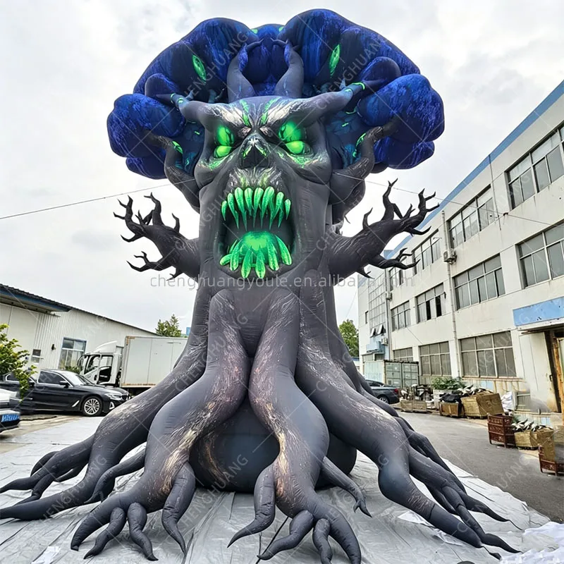 Giant Inflatable Horror Tree Demon, Unique Decor Props for Halloween Fantasy Party, Concert & Festival Stage Display Events
