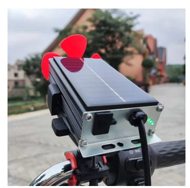 Solar powered wind electric vehicle 48V60V72V battery voltage stabilizing charging device