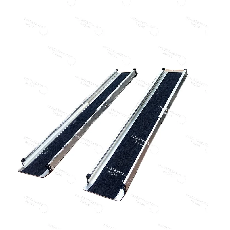 Retractable Aluminum Alloy Wheelchair Ramp Portable Step Assist Accessory for Wheelchairs