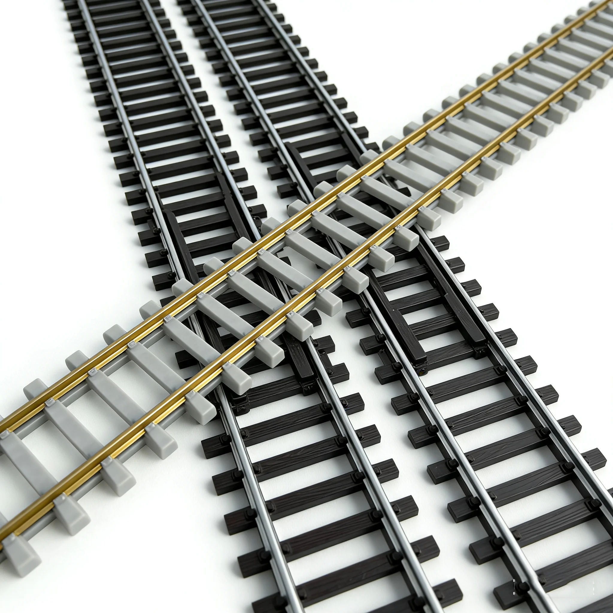 1/87 Ho scale Train Track Model Railway Track can be powered nickel silver narrow gauge curved track turnout track model