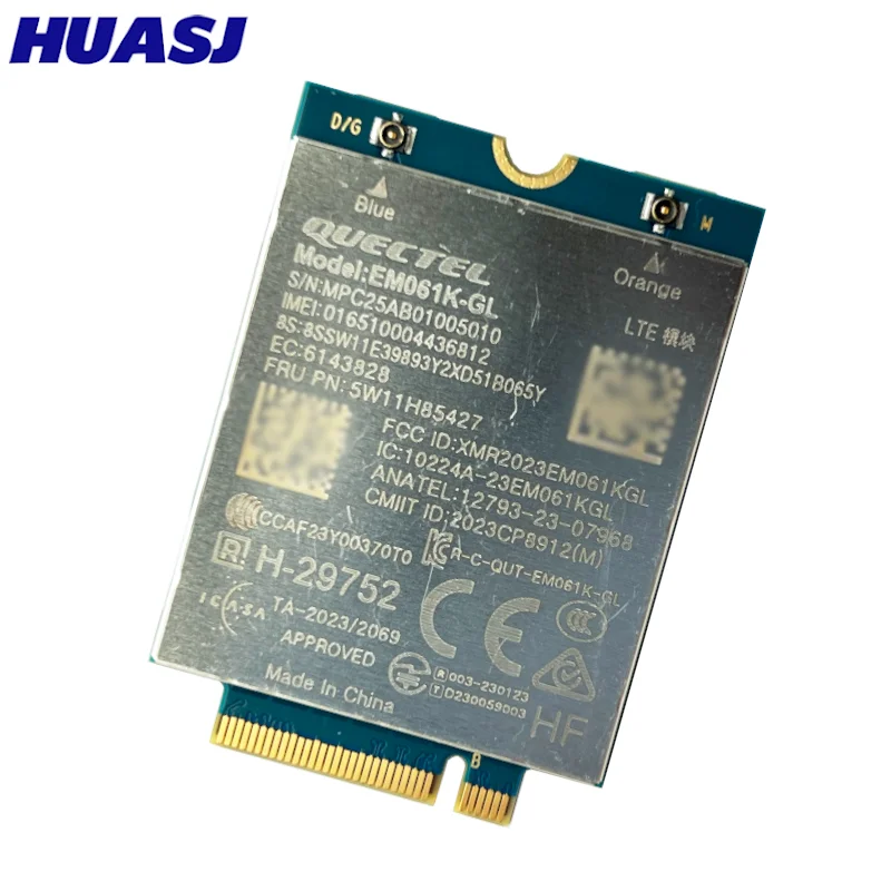 EM061K-GL Karta M.2 4G LTE Cat6 FRU 5W11H85427 Moduł 4G do laptopów T14 X13 T14S L13 T16 L14 L16 G1 G2 G3 G4 G5 G6 — zdjęcie produktu 5