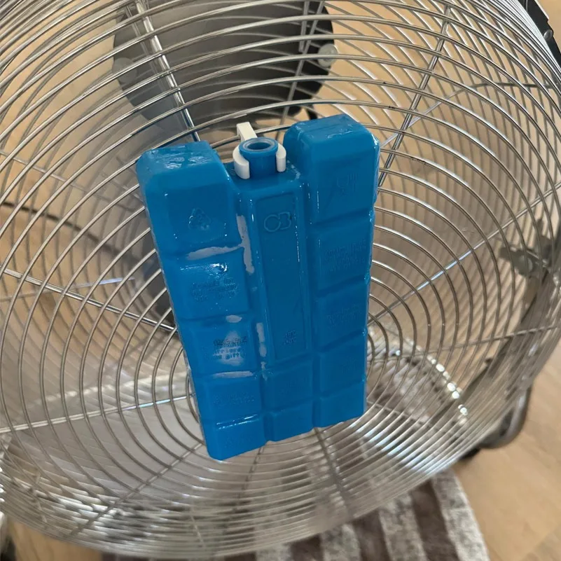6 Coolclip ice pack holders, fan-mounted ice pack fixers, for air cooling, summer fan accessories