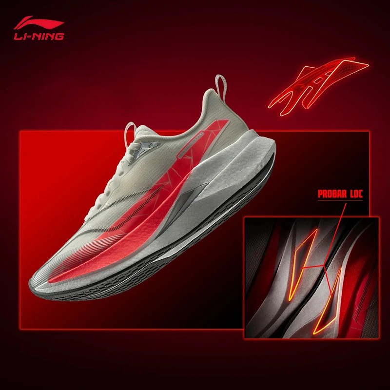 LI-NING RED HARE 9 PRO Women's Running Shoes BOOM FIBER Reflective Lightweight Racing Training Running shoes ARPW002