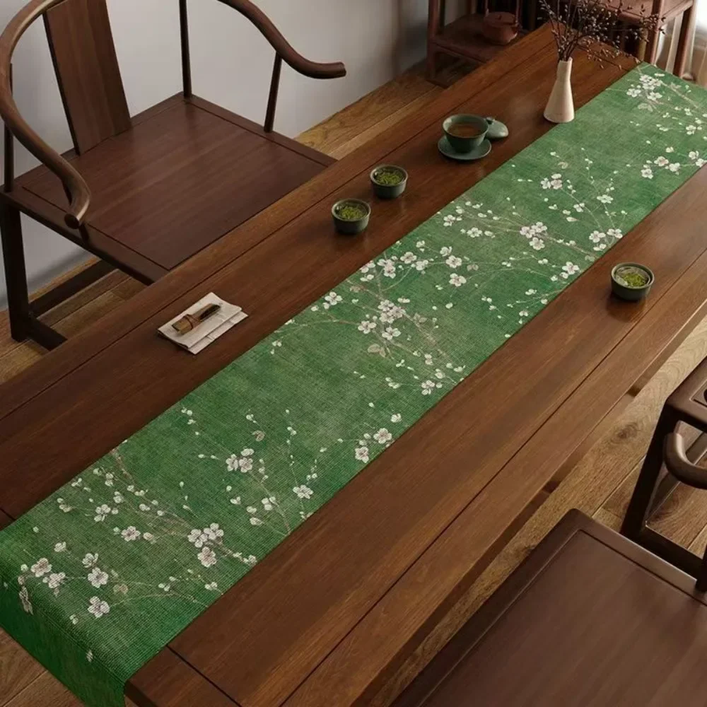 Simple Style Table Runner, Suitable for Restaurant Decoration and Festival Layout, Set Off An Elegant Oriental Atmosphere.