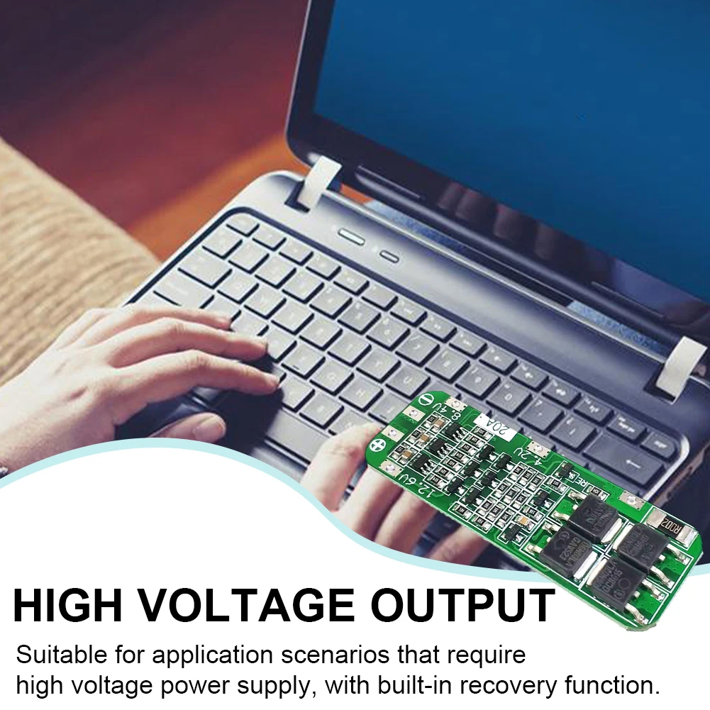 59X20X4Mm 18650 Oplader Bms Beschermingsbord Module 3S 20a Li-Ion Lithium Batterij Hoogspanning Output Diy Kits