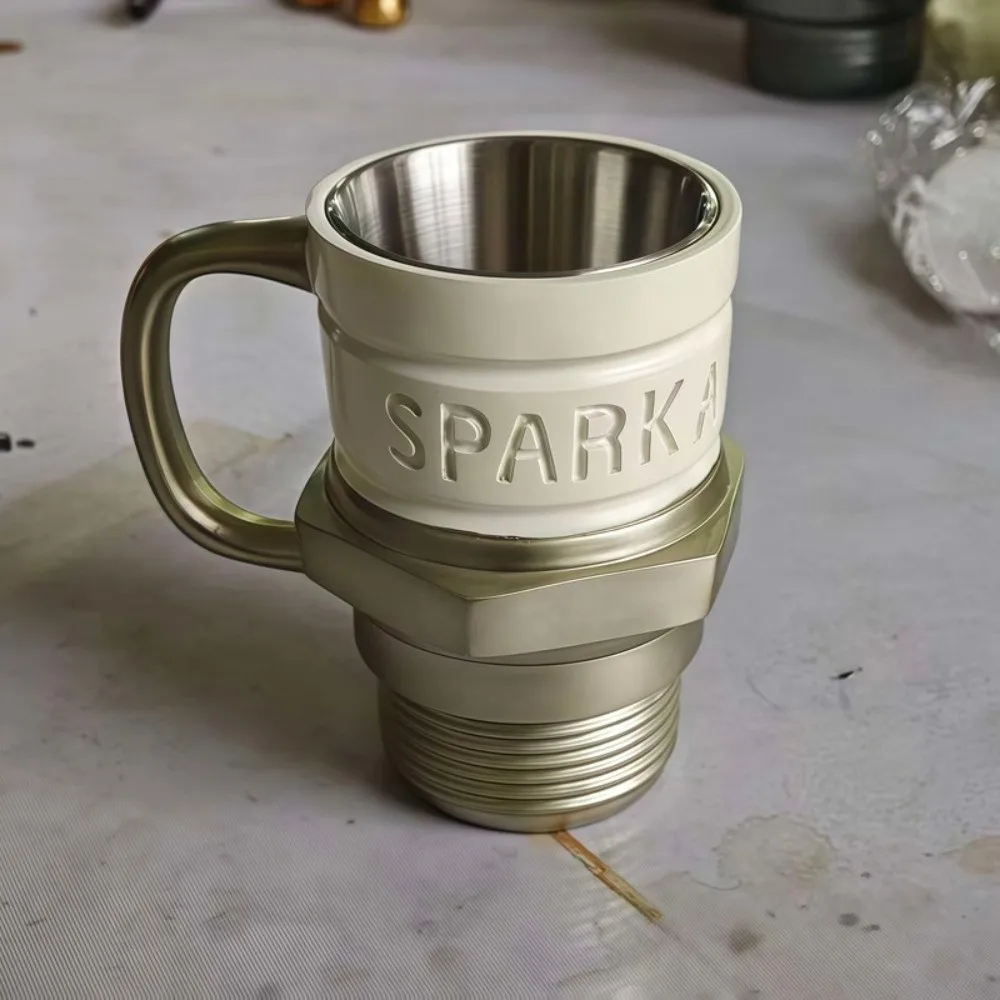 Coffee Mug Unique Spark Plug Mug Automotive Funny Industrial Coffee Cup Decorative Automotive Themed Mug Car Enthusiast