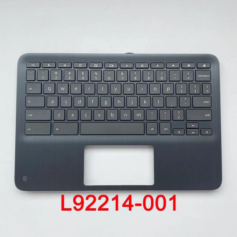 For HP Chromebook X360 11 G3 EE Laptop keyboard upper cover palm rest touchpad L92214-001 L92215-001